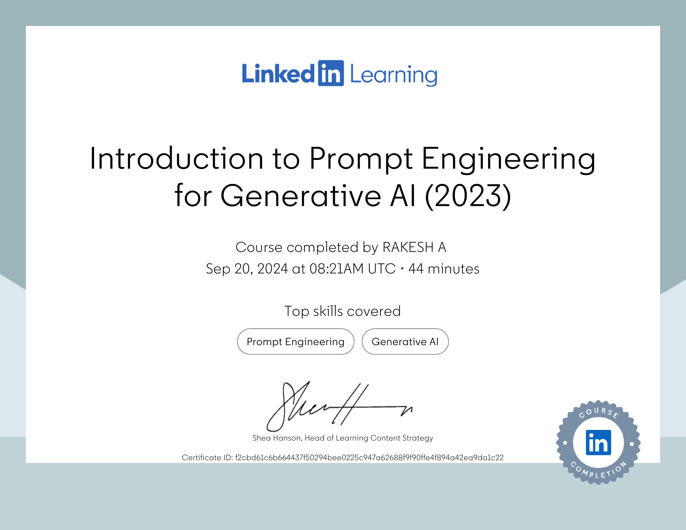 Introduction to Prompt Engineering for Generative AI