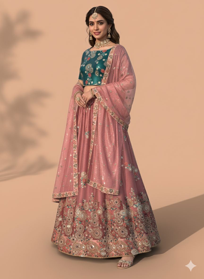 Front standing studio pose