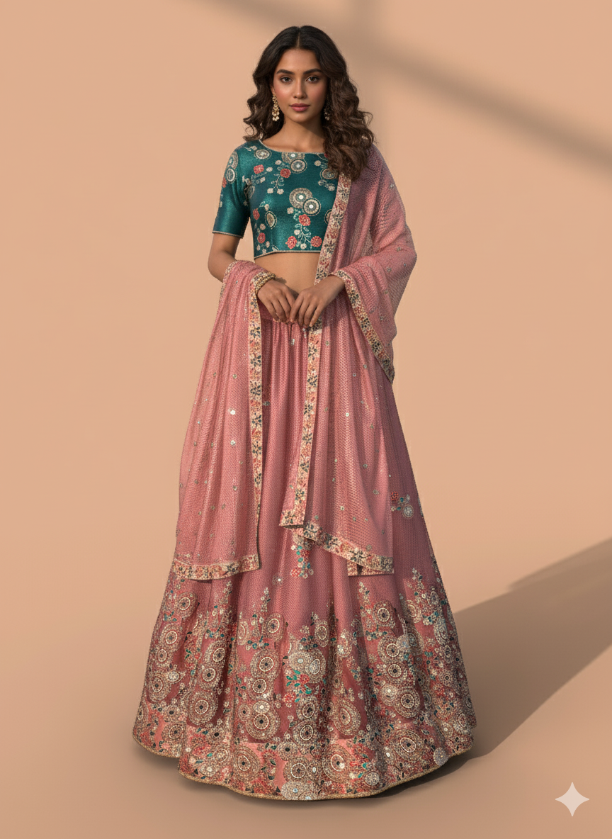 Front hands together pose