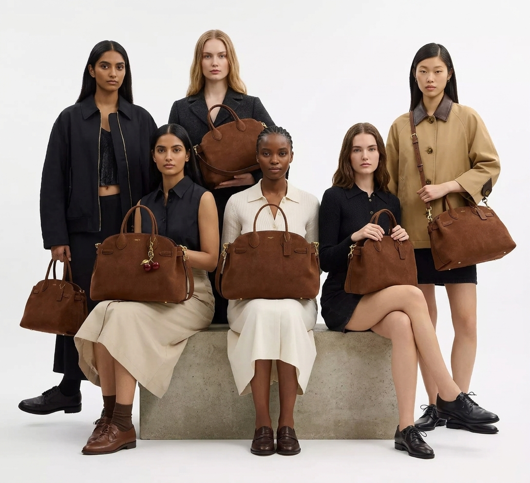 Coach — 5 International Female Models Hero Shot